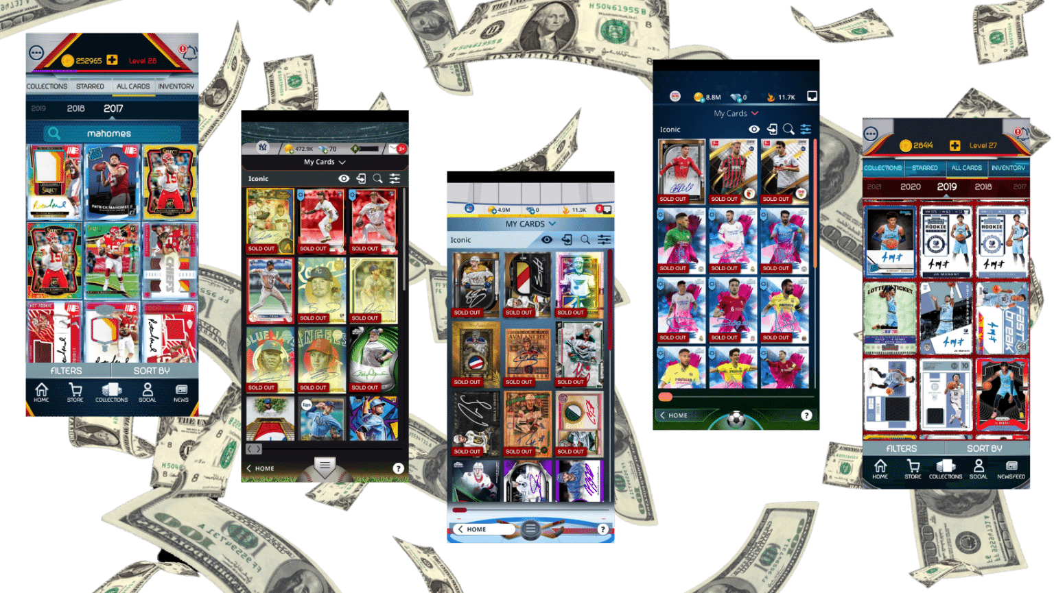 Uncover the Value in Digital Sports Trading Cards by Topps and Panini